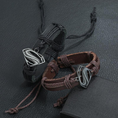 Vintage Woven Leather Bracelet for Men and Women