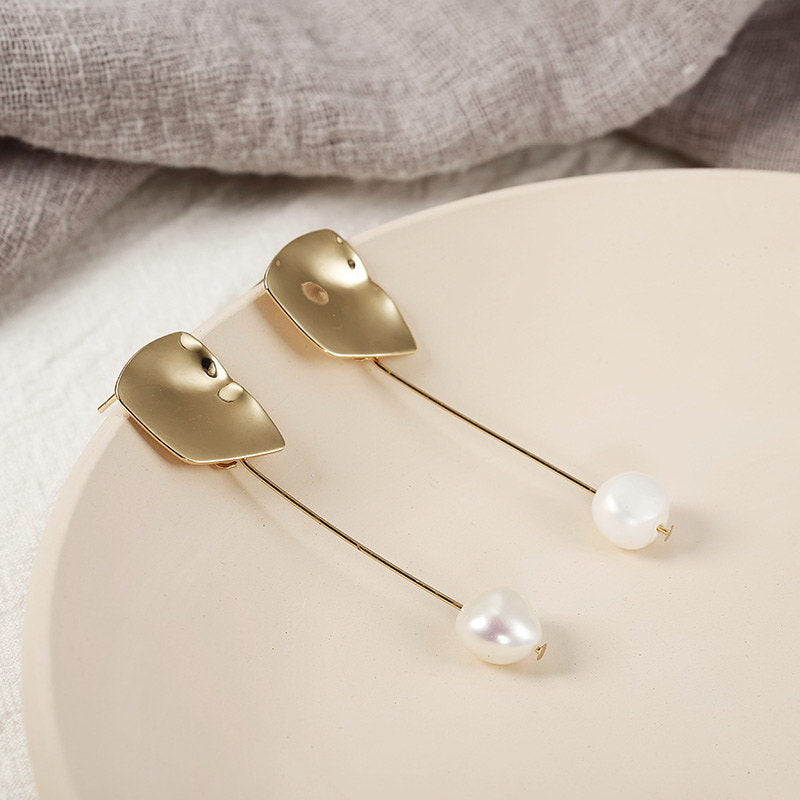 Trendy Alloy Diamond-Studded Large Hoop Earrings