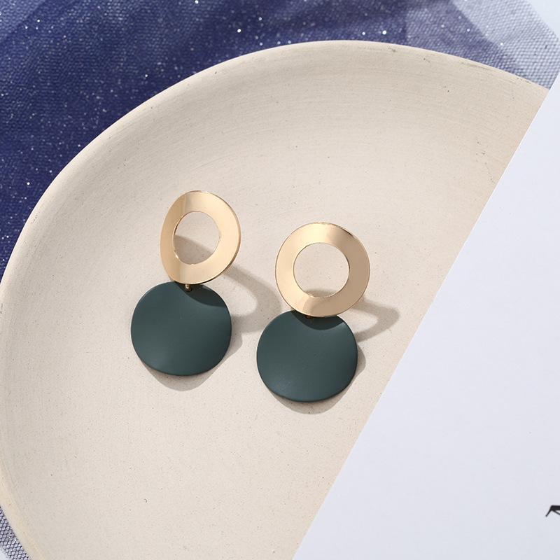 Openwork Geometric Irregular Metal Earrings