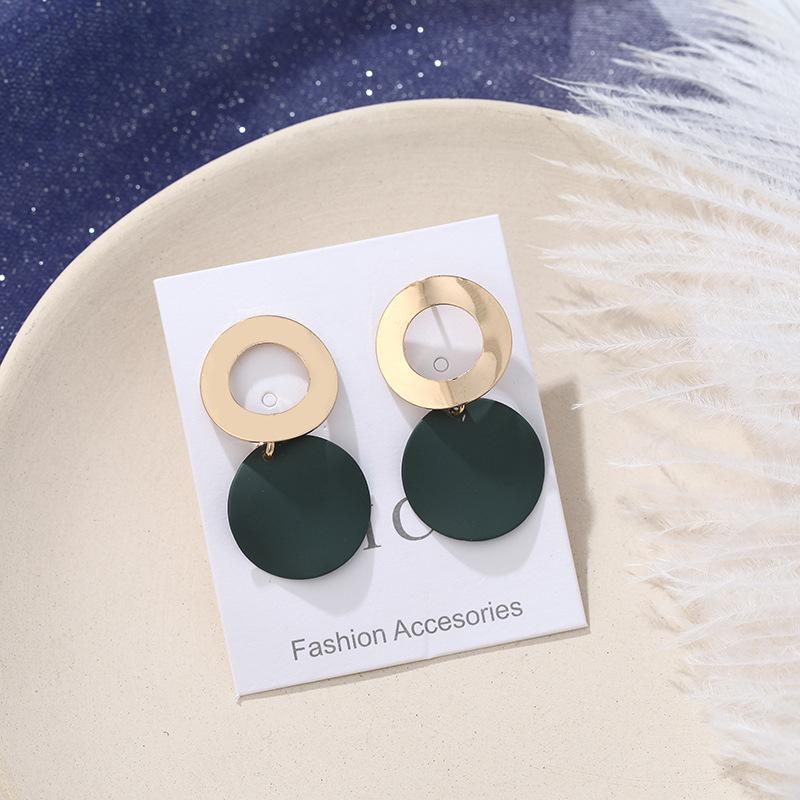 Openwork Geometric Irregular Metal Earrings