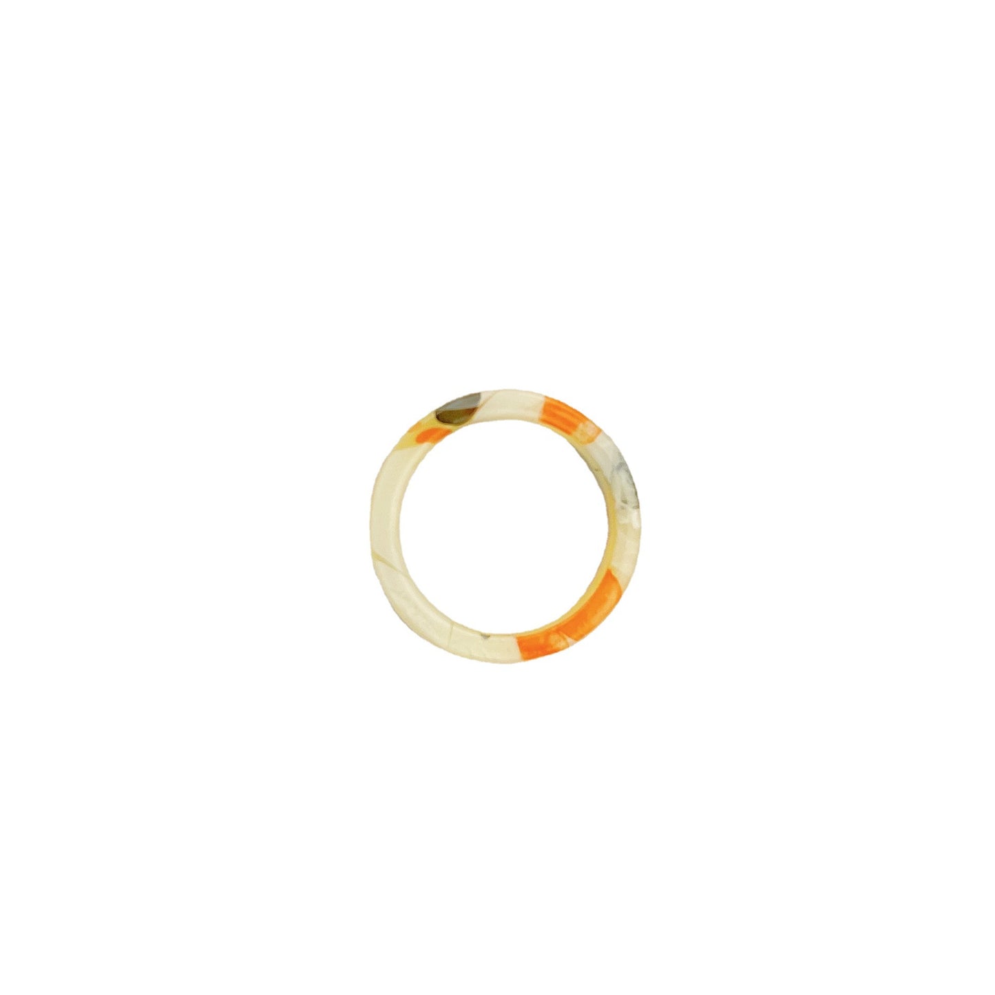 Retro Acrylic Acetate Colorful Open Adjustable Ring