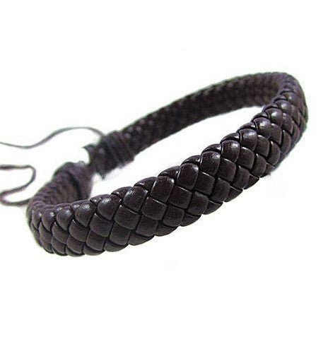 Retro Unisex PU Leather Braided Bracelet
