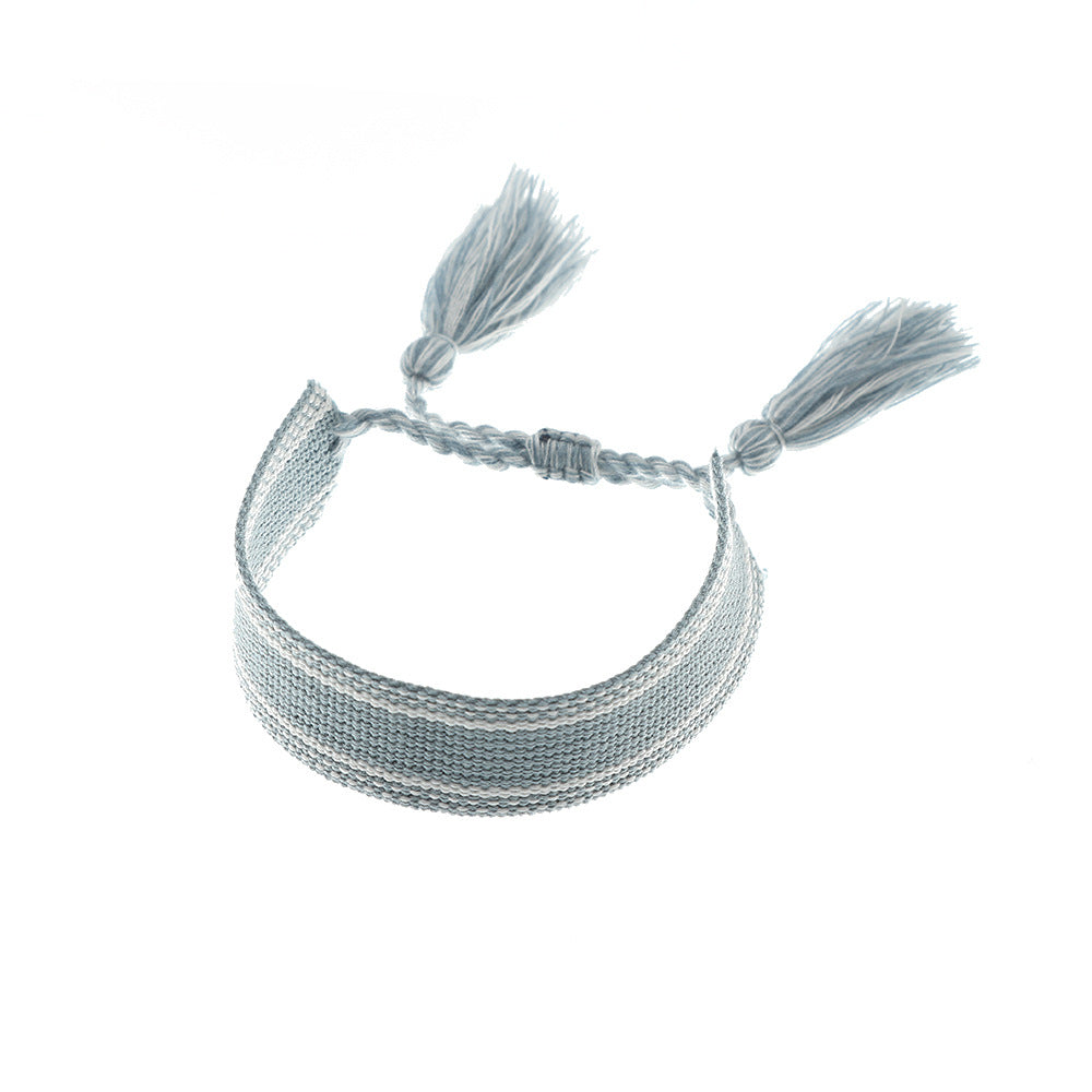 Retro Bohemian Handwoven Tassel Bracelet