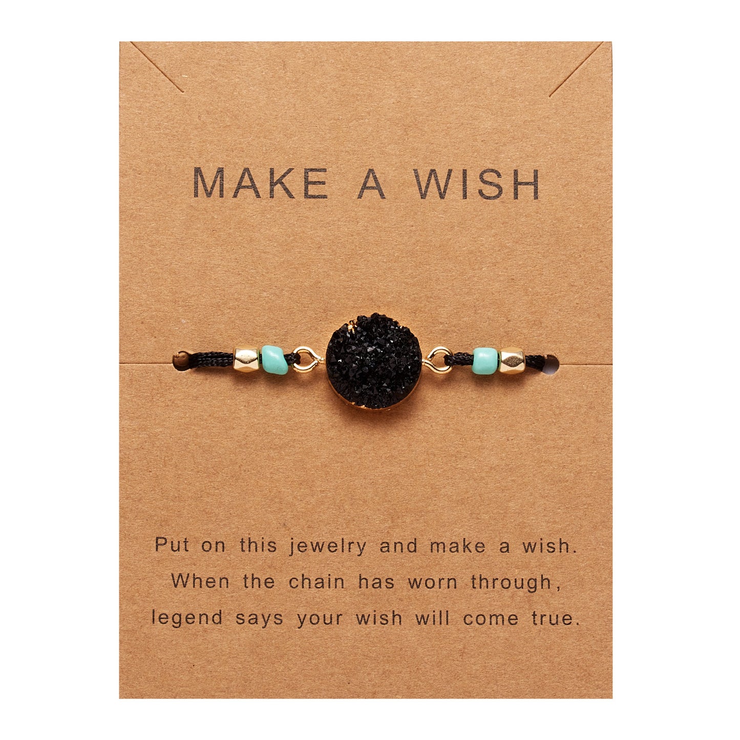 Simple Creative Resin Stone Woven Bracelet Jewelry