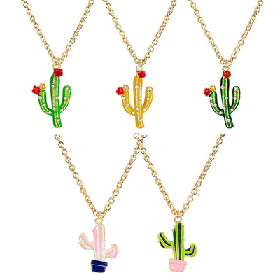 Simple Rhinestone Alloy Fruit Christmas Necklace Pendant