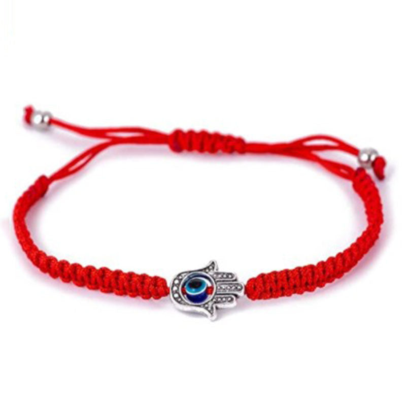 Evil Eye Palm Glass Beaded Friendship Bracelets
