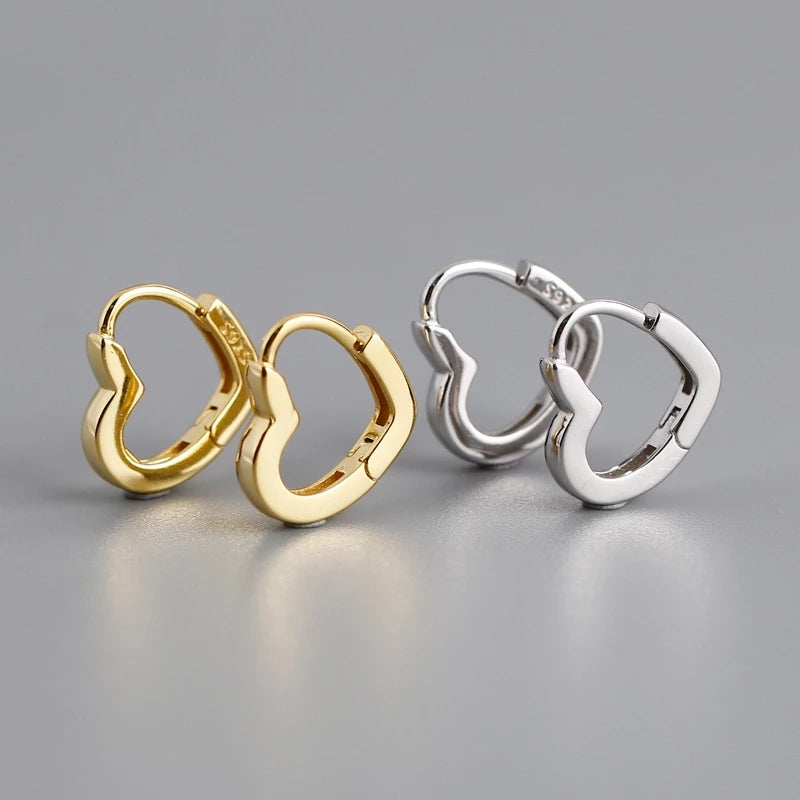 Minimalist Geometric Twist Hoop Earrings and Studs Set