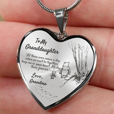 Simple Style Mother and Daughter Heart Pendant Necklace