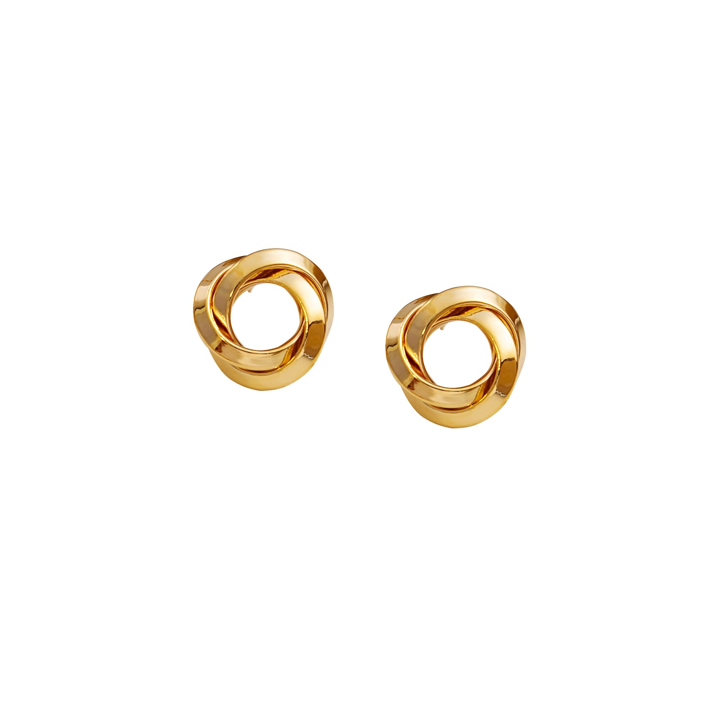 Simple Geometric Alloy Plated Women's Earrings