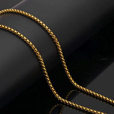 Minimalist 18K Gold Plated Stainless Steel Snake Chain Necklace