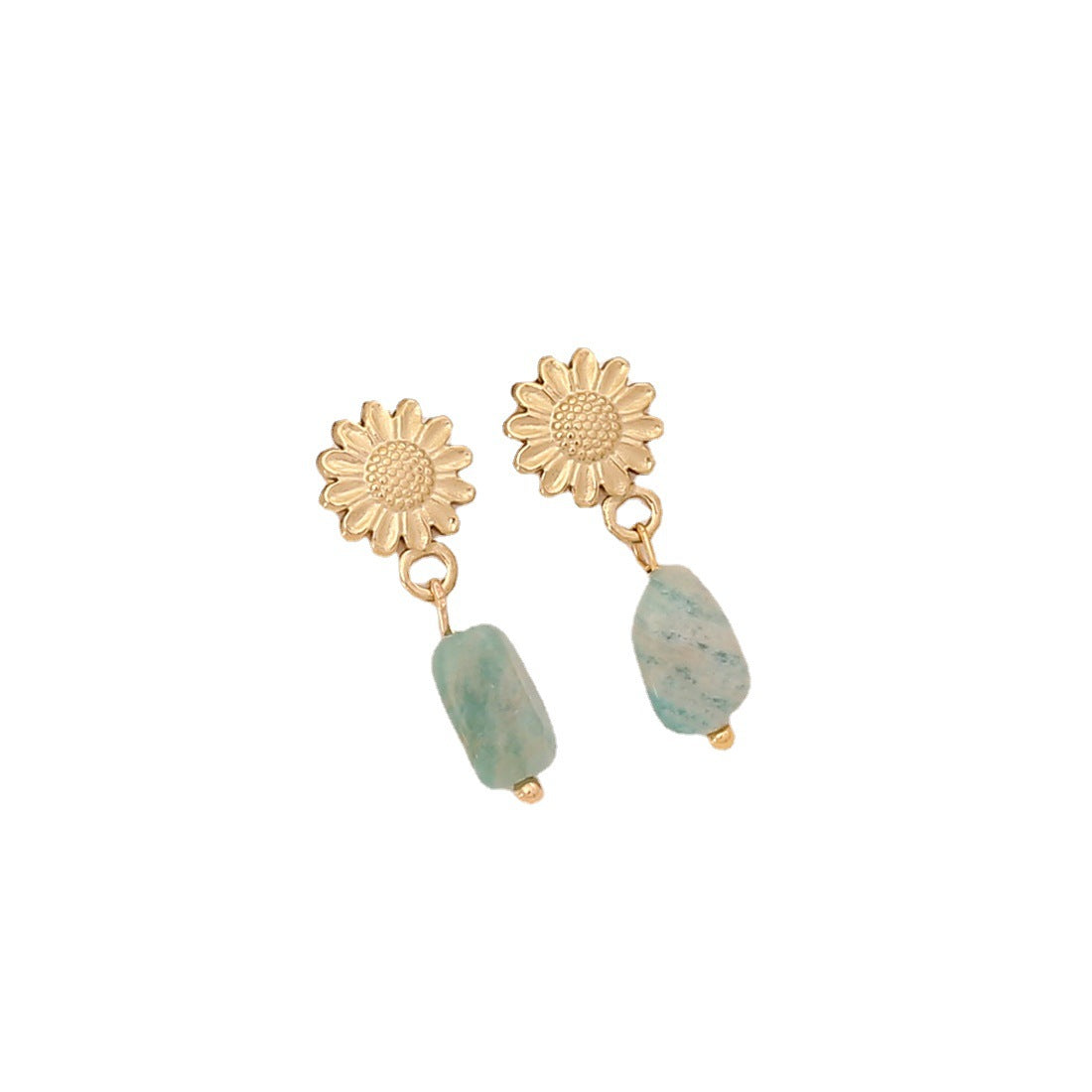 Stainless Steel Bohemian Natural Stone Multi-Layer Eye Necklace