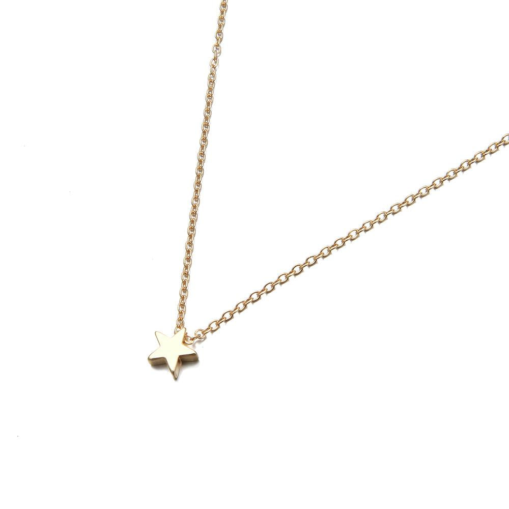 Star Alloy Pendant Necklace - Fashionable Women's Sweater Chain