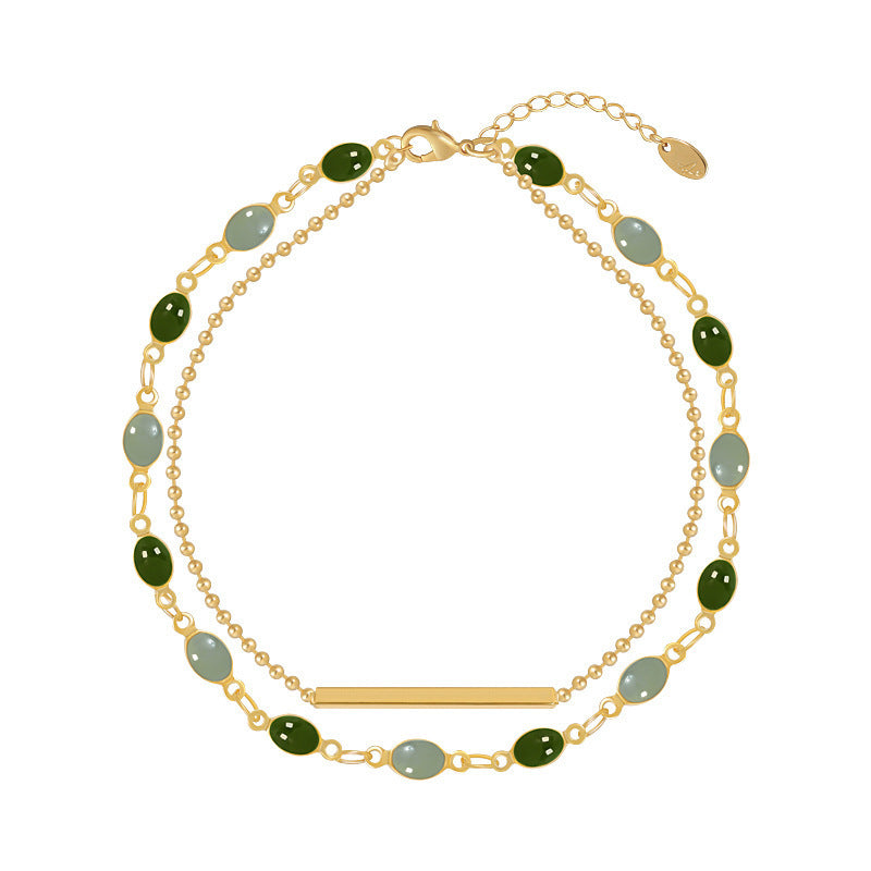 Sweetheart Alloy Pearl Rhinestone Bracelet for Women - Elegant Heart Design