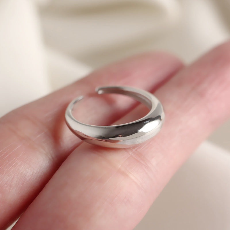Tyj0219 Minimalist 925 Sterling Silver Ring for Women