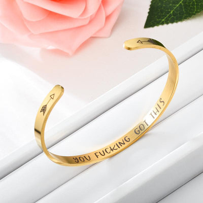 Unisex Adjustable Heart Shaped Stainless Steel Cuff Bracelet