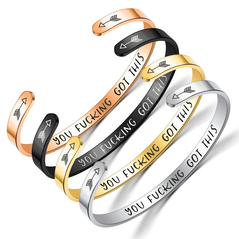 Unisex Adjustable Heart Shaped Stainless Steel Cuff Bracelet