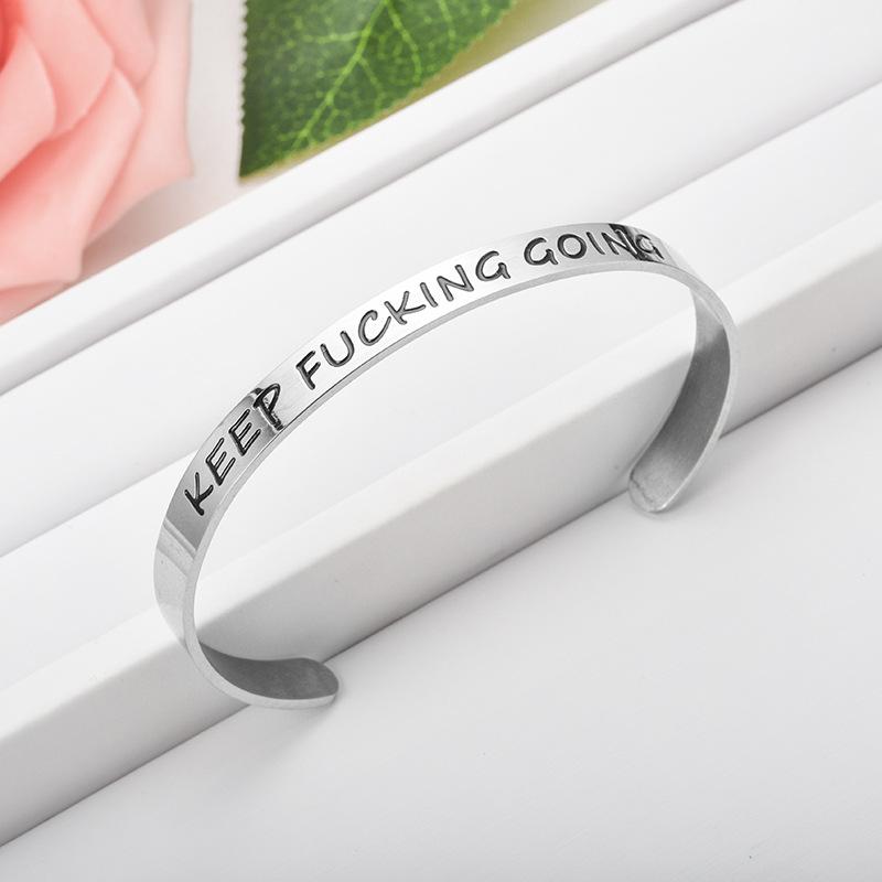 Unisex Adjustable Heart Shaped Stainless Steel Cuff Bracelet