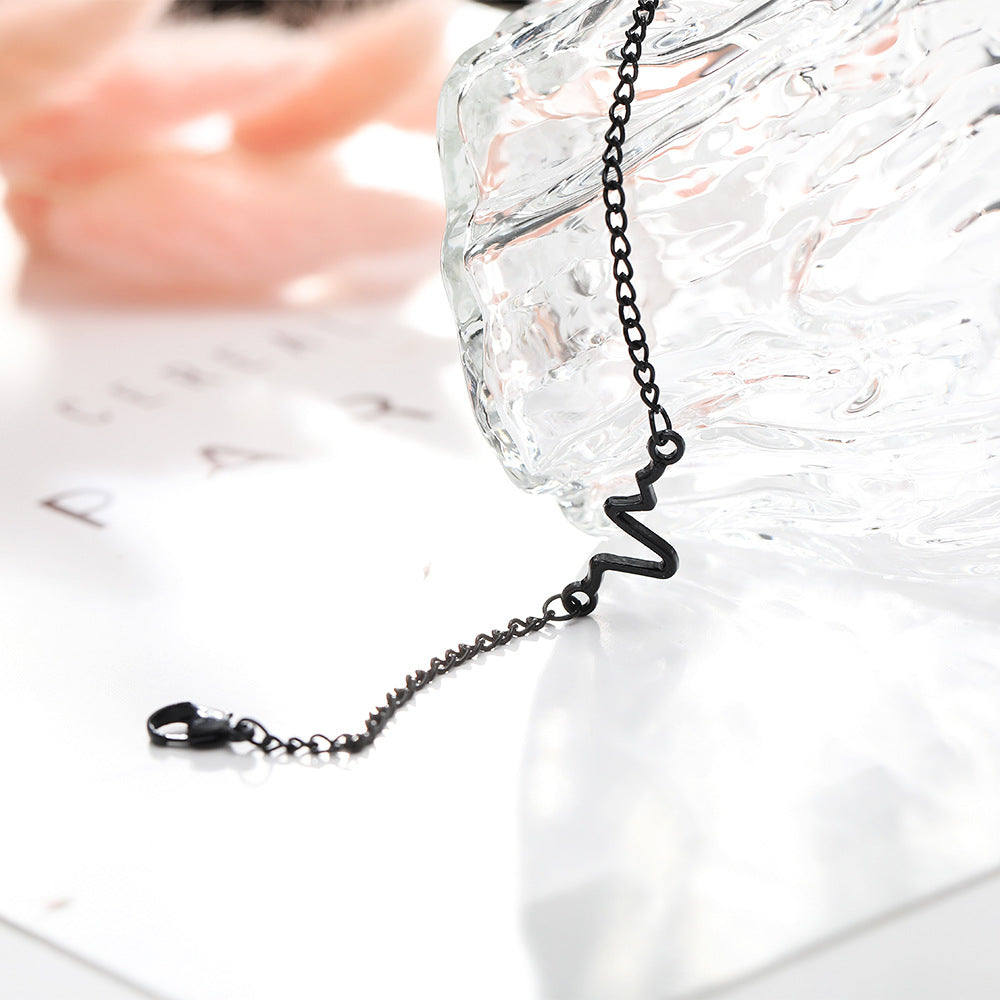 Simple Lightning Wave Fashion Bracelet for Women