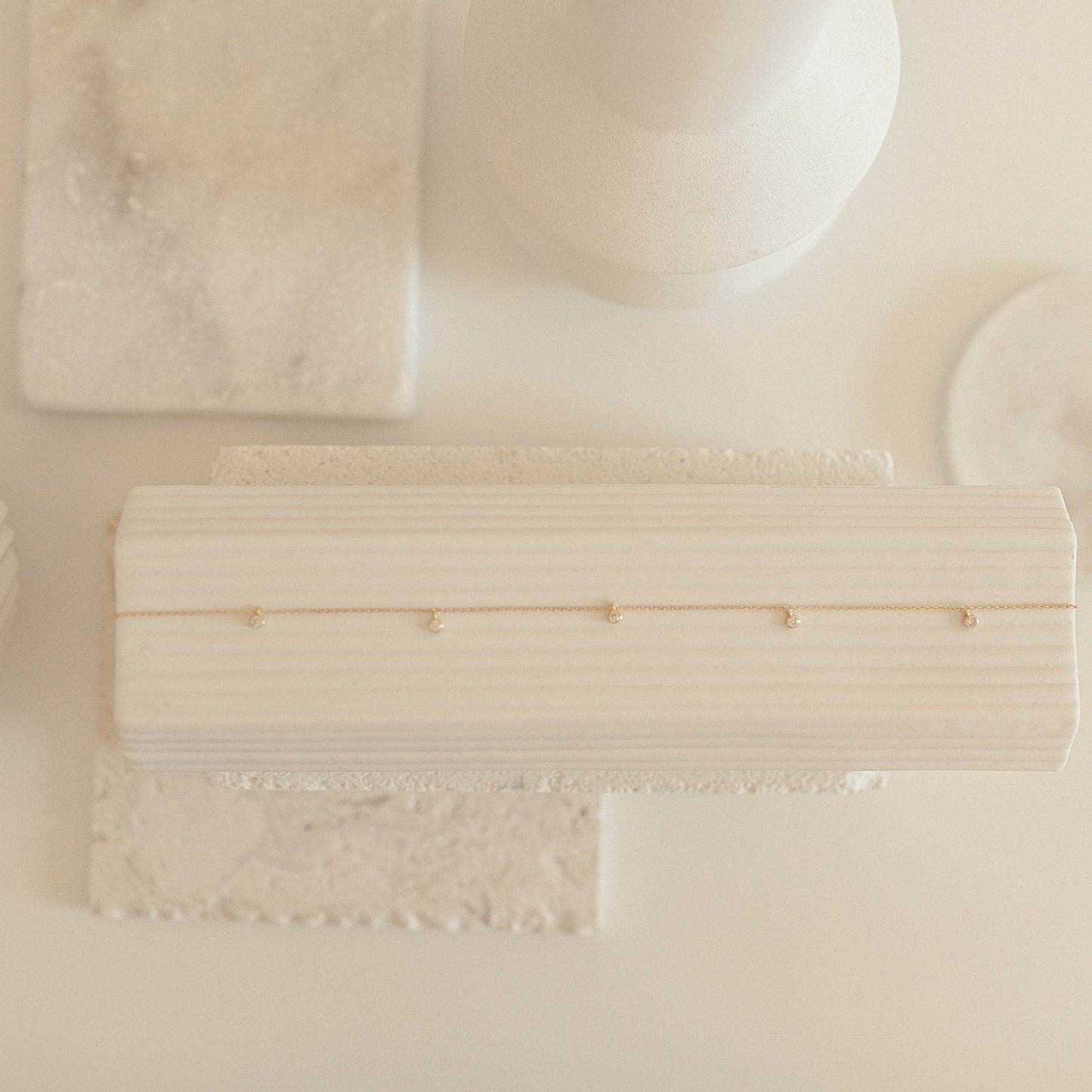 Simple Style 18K Gold Plated Zircon Choker Necklace