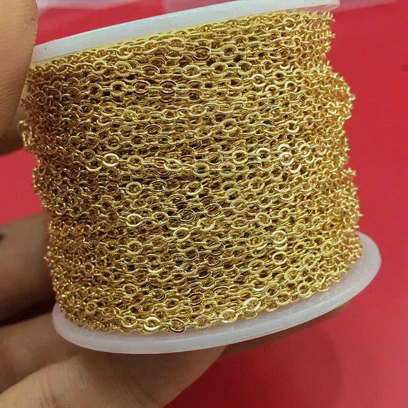 18K Gold Plated Stainless Steel Chain Necklace