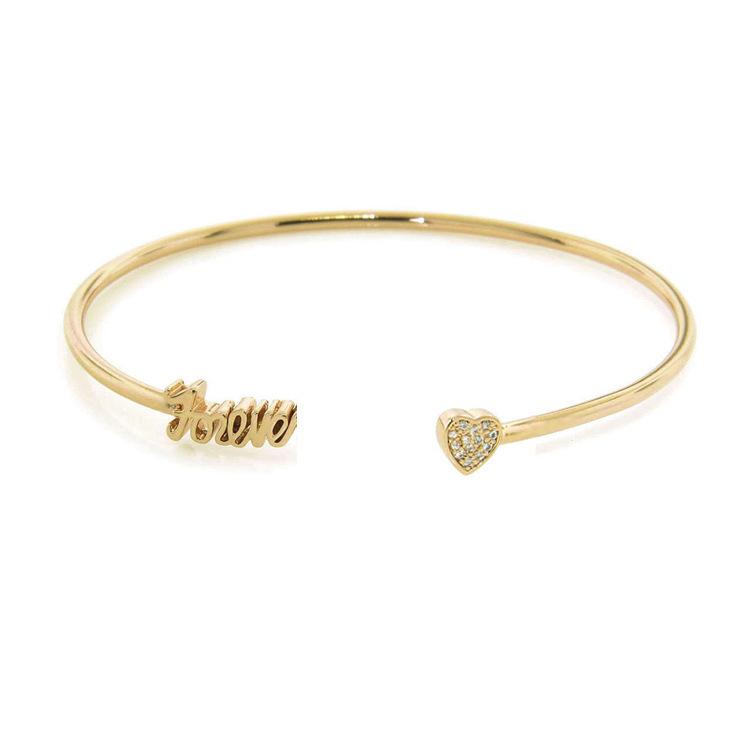 Women's Geometric Rhinestone Alloy Bracelets & Minimalist Hamsa Hand Charm Bangle