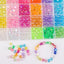 Acrylic Letter and Heart Beads DIY Kit - 24 Colorful Compartments