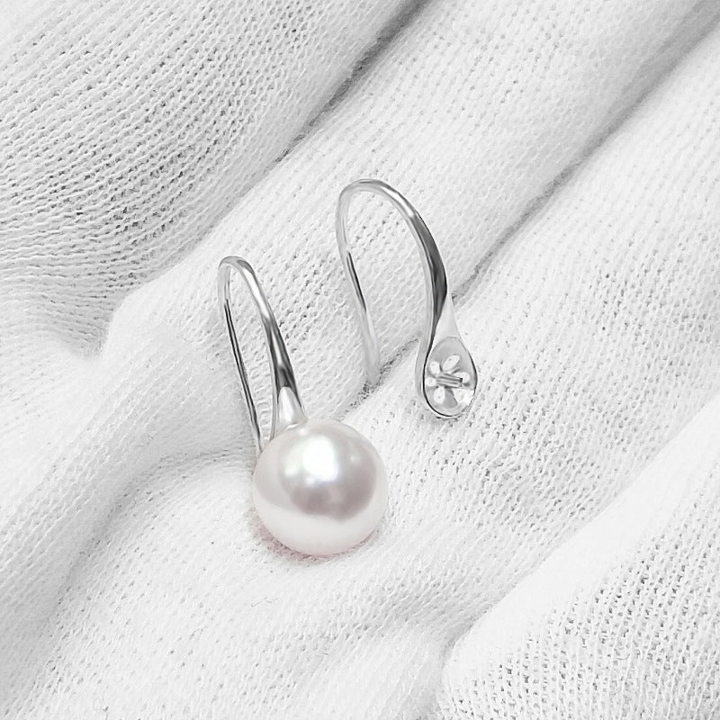 Sterling Silver 5mm Earring Findings for DIY Jewelry