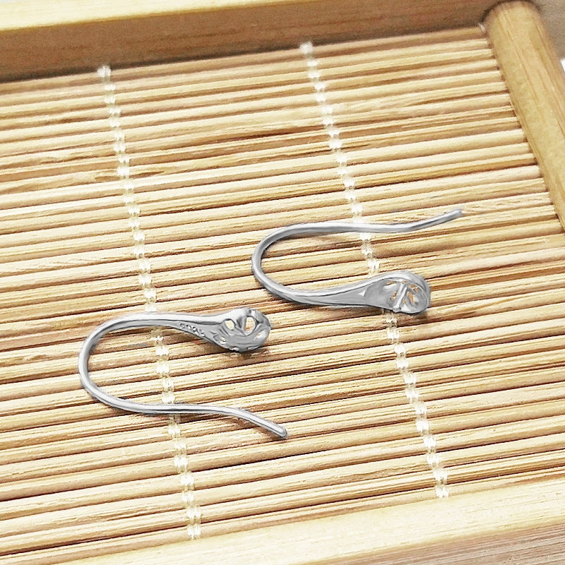 Sterling Silver 5mm Earring Findings for DIY Jewelry