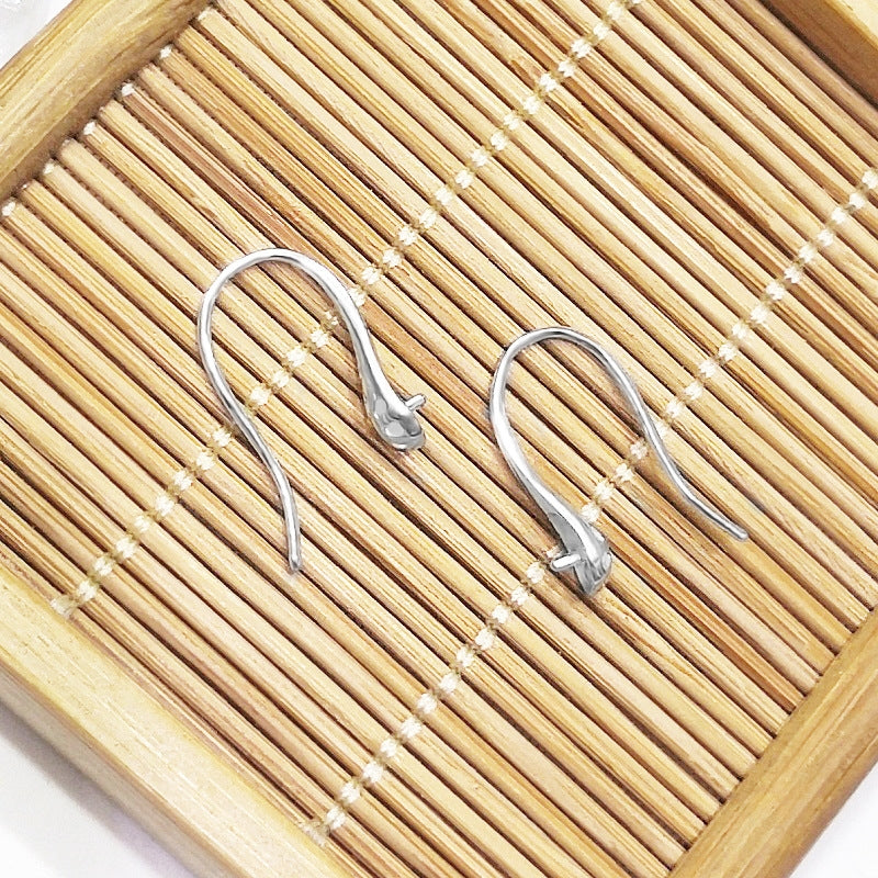 Sterling Silver 5mm Earring Findings for DIY Jewelry