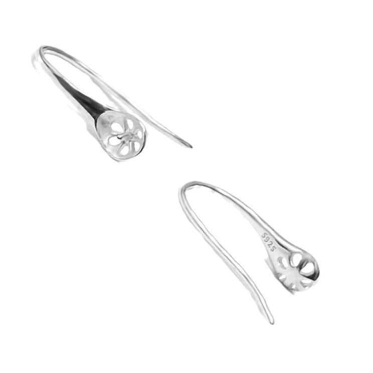 Sterling Silver 5mm Earring Findings for DIY Jewelry