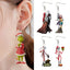 Cartoon Character Grinch Christmas Acrylic Drop Earrings