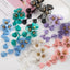 1 Pair Casual Elegant Vacation Flower Inlay Alloy Rhinestones Silver Plated Layered Drop Earrings