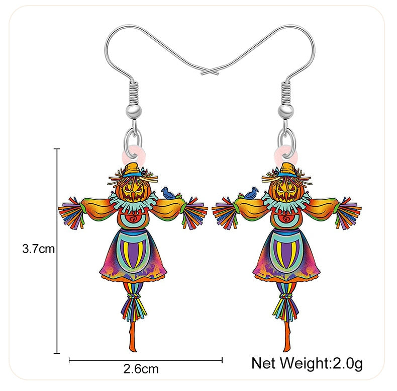 1 Pair Casual Simple Style Geometric Arylic Drop Earrings