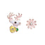 Cute Animal Enamel Inlay Diamond Stud Earrings for Women - Flamingo, Parrot, Unicorn Design