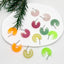 1 Pair Cute C Shape Acrylic Candy Color Earrings