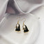 1 Pair Cute Cartoon No-Face Ghost Enamel Alloy Drop Earrings