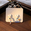 1 Pair Cute Christmas Tree Snowflake Reindeer Santa Alloy Drop Earrings