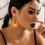 1 Pair Halloween Witch Ghost Pumpkin Acrylic Drop Earrings