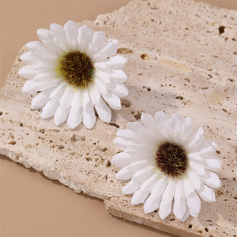 1 Pair Colorful Daisy Flower Drop Earrings