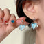 Vintage Sweetheart Bow Knot Acrylic Drop Earrings