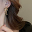 Elegant Bow Knot Pearl Drop Earrings - 2024 Silver Alloy Luxury Design