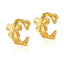 Elegant Butterfly Zircon 18k Gold Plated Copper Ear Cuffs