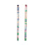 Elegant Color Block Glass Inlay Gold Plated Drop Earrings