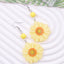 Elegant Daisy Acrylic Drop Earrings for Women