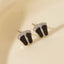 Elegant Footprint Stainless Steel Stud Earrings