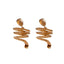 Elegant Geometric Alloy Ear Studs - Minimalist Luxury Design