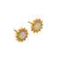 Elegant Geometric Sun Stainless Steel Statement Earrings