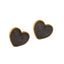 Elegant Heart-Shaped Stainless Steel Stud Earrings