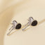 Elegant Heart Shape Stainless Steel Earrings - Chic and Versatile Ear Studs