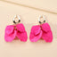 Elegant Petal Zinc Alloy Acrylic Dangle Earrings